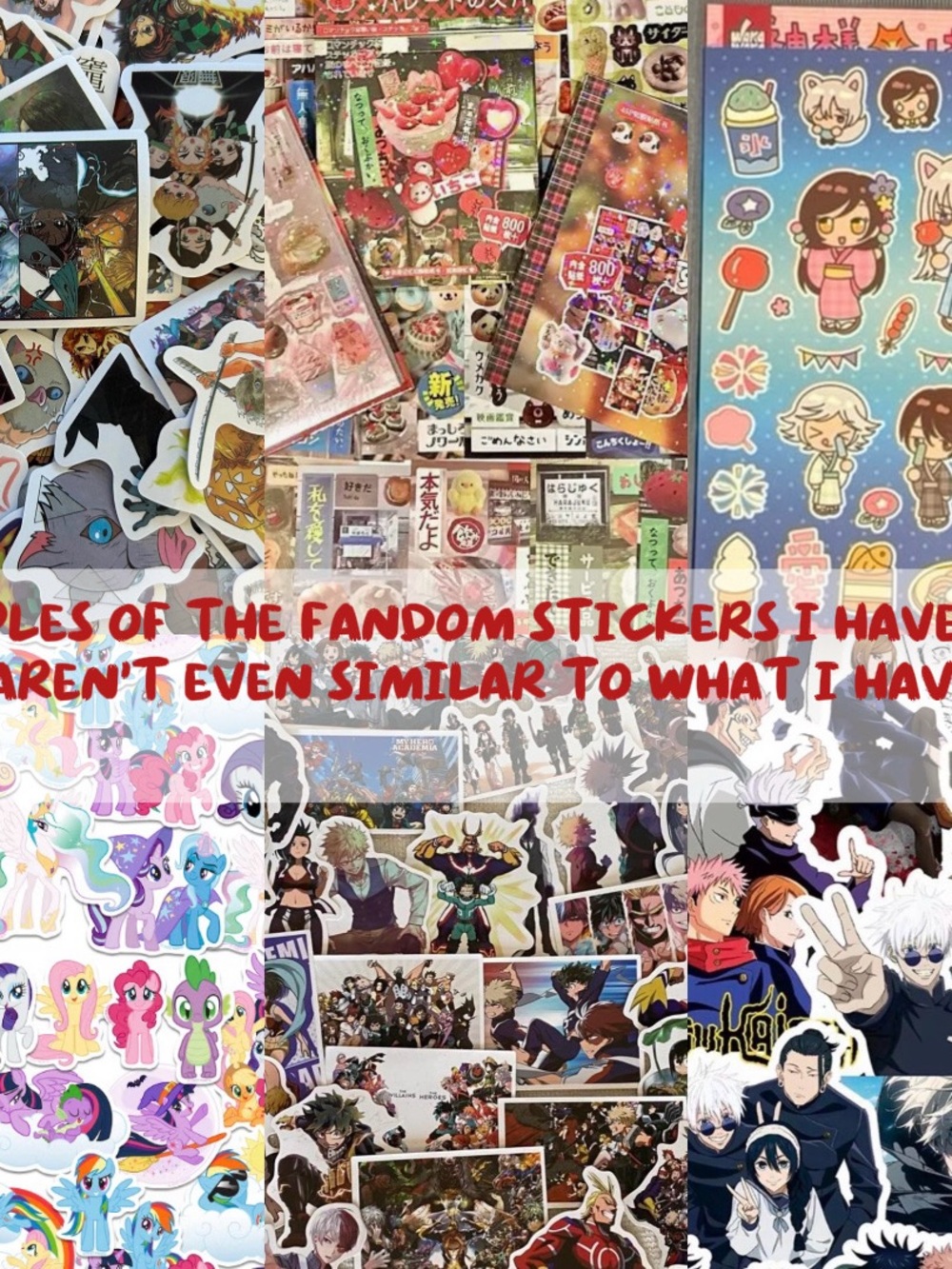 Mystery stickers comes with 21